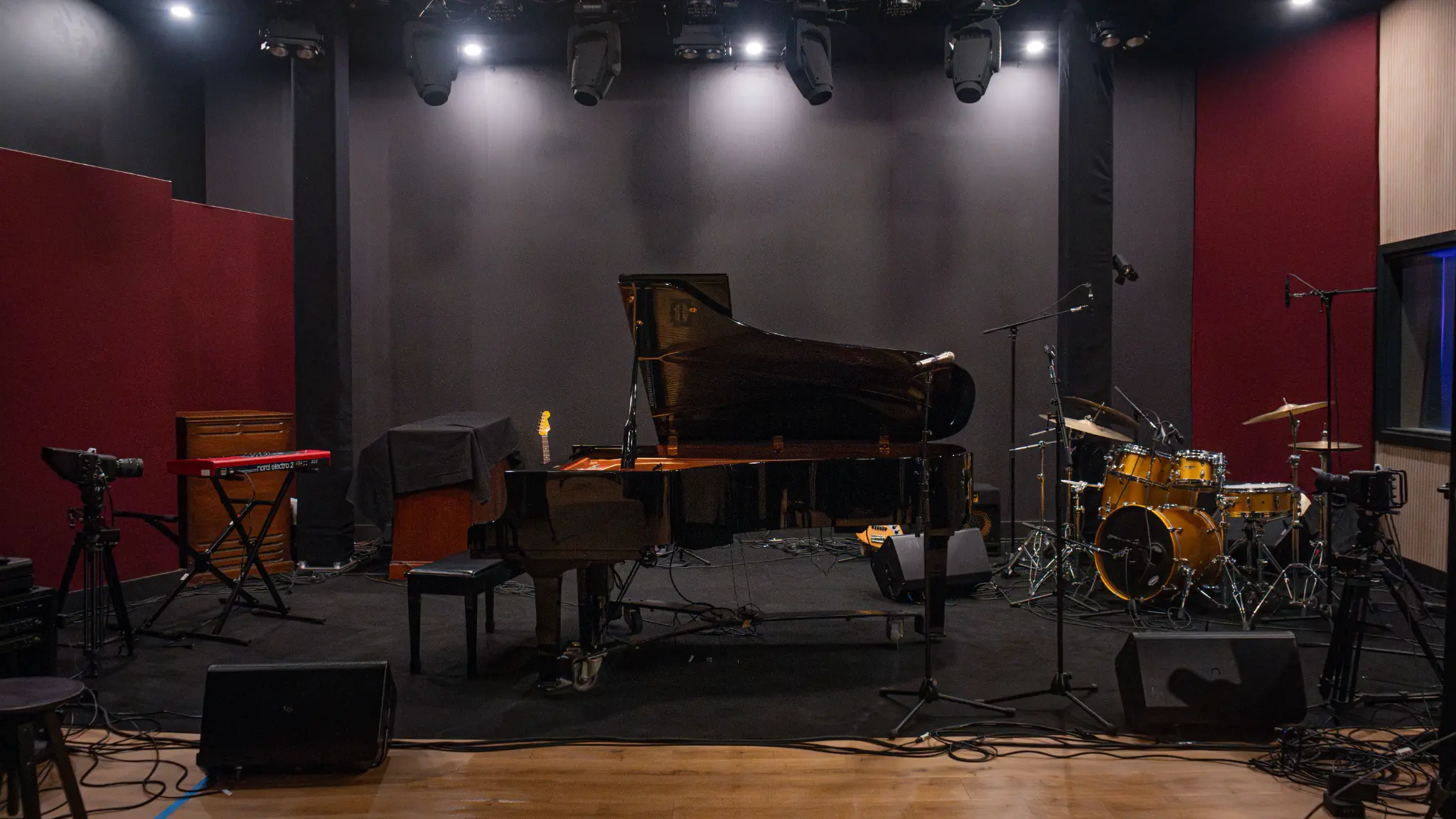 The live room at The Recording Club